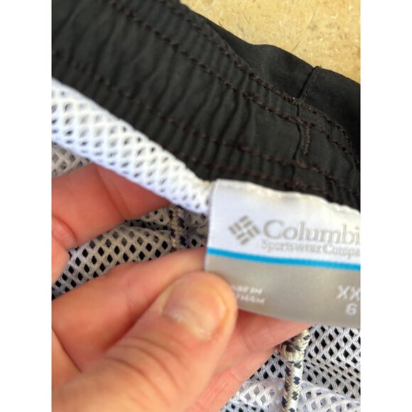 Columbia PFG Mens Performance swim/Fishing Shorts XXL 6" inseam black Mesh Line - Picture 8 of 11